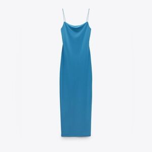 Long stretchy fitted dress ZARA